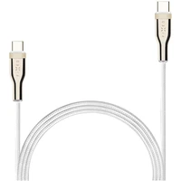 FIXED USB-C/USB-C napájecí kabel 100W 1,2m bílý - Kabely a redukce