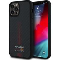 Oracle Red Bull Racing Carbon Powerbar MagSafe kryt iPhone 12/12 Pro černý - Pouzdra