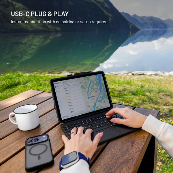 FIXED Typee Enduro pouzdro s USB-C klávesnicí iPad Pro 11" (2018-2022)/iPad Air 11" (2020-2026), CZ - Pouzdra s klávesnicí - Obrázek 14c4c32066684d3ba48fe46c0159768c