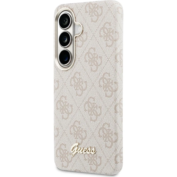 Guess PU 4G Script Metal Logo Magnetic kryt Samsung Galaxy S26 růžový - Pouzdra - Obrázek 14c9b27a34c844c994385c647c03555f