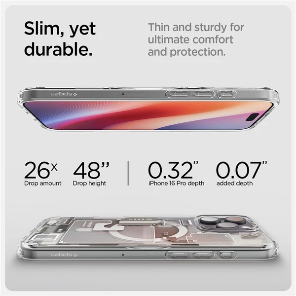 Spigen Ultra Hybrid MagSafe kryt iPhone 16 Pro zero one natural titanium - Pouzdra - Obrázek 153e2473a28344628f5b5043d9bf1b9e