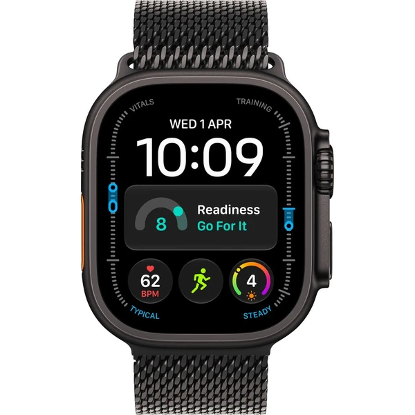 Apple Watch Ultra 4 49mm Černý titan s černým titanovým milánským tahem S - Chytré hodinky - Obrázek 1579cfa8879042ada84cc9235a32eee2