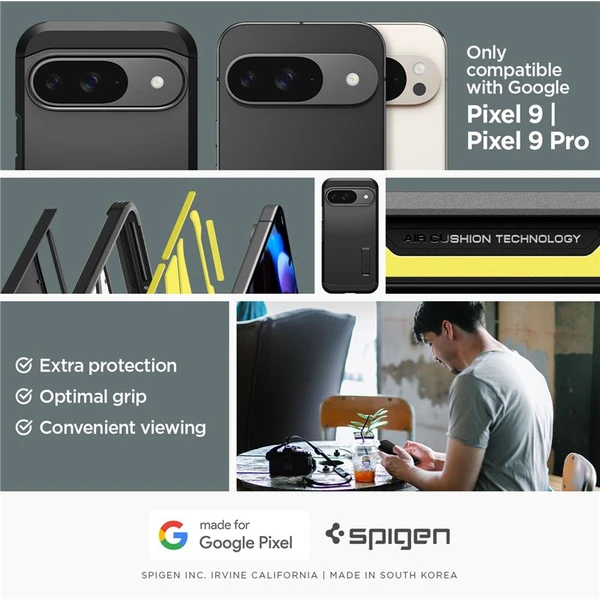 Spigen Tough Armor kryt Google Pixel 9 Pro/Pixel 9 černý - Pouzdra - Obrázek 158b9d89759a4c60acb90726bf1df80f