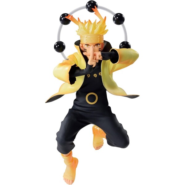 Figurka Banpresto Vibration Stars Naruto Shippuden- Uzumaki Naruto (V Special) 14 cm Vícebarevná