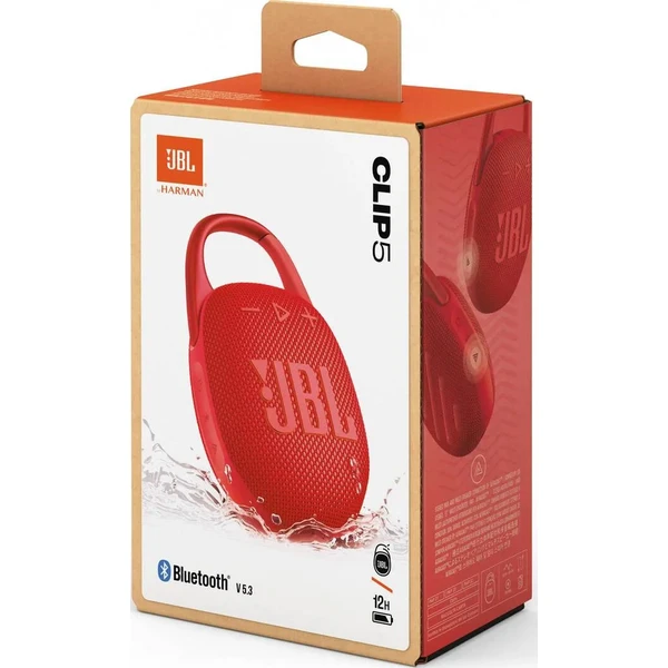 JBL Clip 5 červená - Reproduktory - Obrázek 15R4000O01
