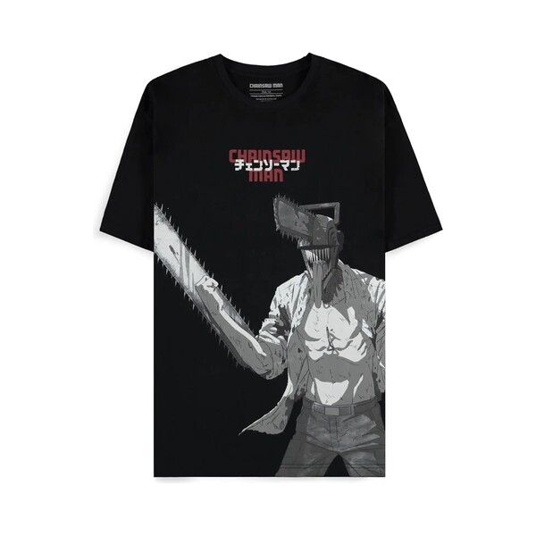 Tričko Difuzed Chainsaw Man - Shadowy Denji L Černá