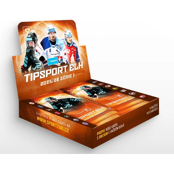 Hokejové karty SportZoo Tipsport ELH 2025/26 1. série Blaster balíček - Hokejové karty - Obrázek 15YM000K01