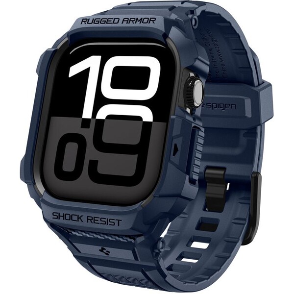 Spigen Rugged Armor Pro 2 pouzdro Apple Watch 11 (42mm) navy blue
