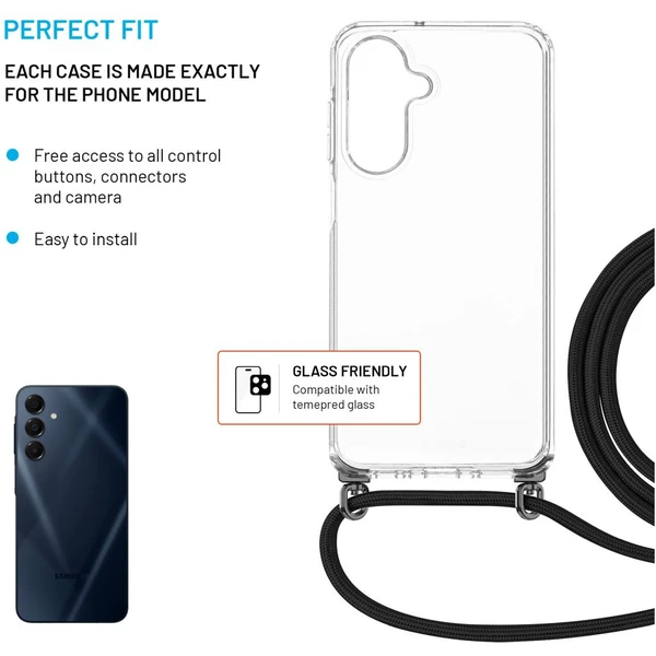 FIXED Pure Neck kryt s černou šňůrkou na krk pro Samsung Galaxy A26 5G - Pouzdra - Obrázek 15cd072918b542ba9bf7c2dcf2d0ebcb