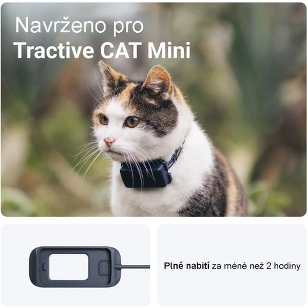Tractive USB-A napajecí kabel pro CAT Mini tmavěmodrý - Kabely a redukce - Obrázek 1603000L01