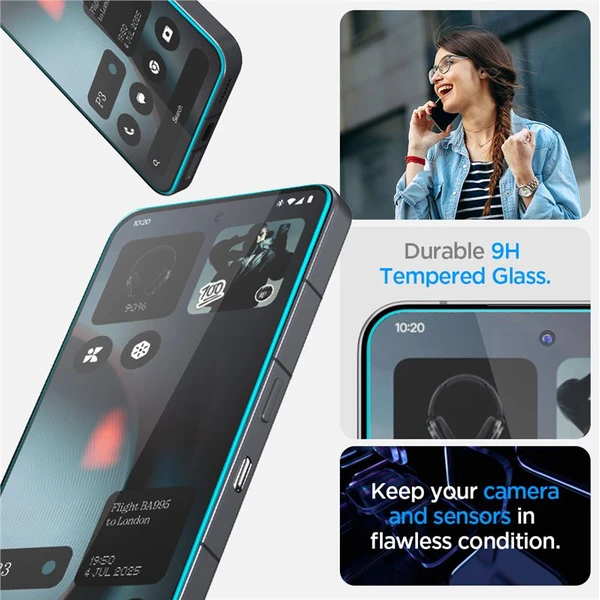 Spigen Glass tR EZ Fit tvrzené sklo Nothing Phone (3) čiré (2 ks) - Ochranné folie a skla - Obrázek 1609b06859884c2998aba5ffd74ae4c2
