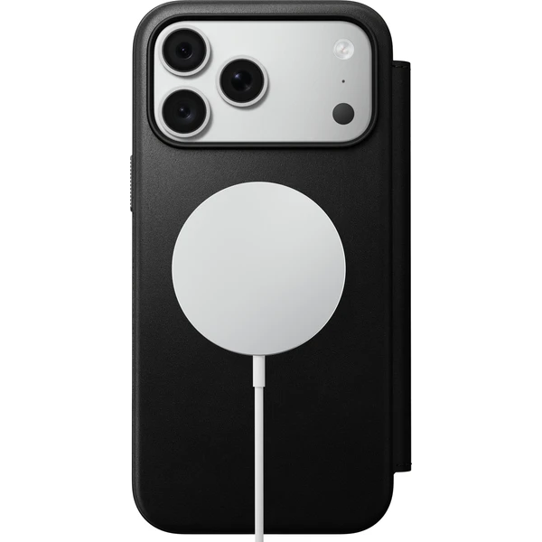 Nomad Modern Leather Folio MagSafe kožené pouzdro iPhone 17 Pro Max/18 Pro Max Black - Pouzdra - Obrázek 160ef712b30045f6ae55cfa7c83d7ae4