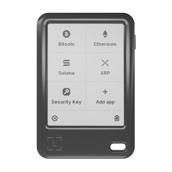 Ledger Nano Gen5 krypto peněženka (iOS/Android/Windows/MacOS/Linux) černá