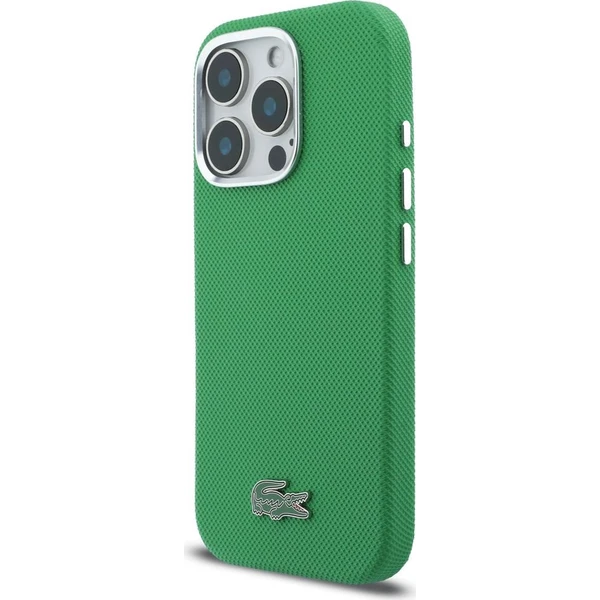 Lacoste PVC Iconic Petit Pique Metal Logo MagSafe kryt iPhone 16 Pro zelený - Pouzdra - Obrázek 16305fb84eaa4e4fbeeb086f02e0cdb8