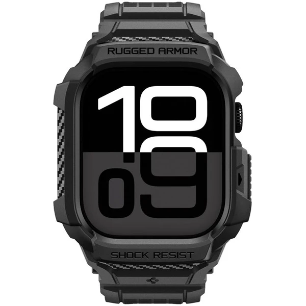 Spigen Rugged Armor Pro 2 pouzdro Apple Watch 11 (42mm) matte black - Pouzdra - Obrázek 163938093fc144a39e4b5c8d469c1ffb