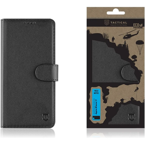 Tactical Field Notes pouzdro Apple iPhone 17 černé - Pouzdra - Obrázek 165365314904412b96df1d48870d4e41