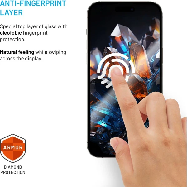 FIXED Armor 2,5D sklo s Anti-dust a AR vrstvou Samsung Galaxy S26 Ultra černé - Ochranné folie a skla - Obrázek 1656eab428af4f51ae2caf84705b4d9a