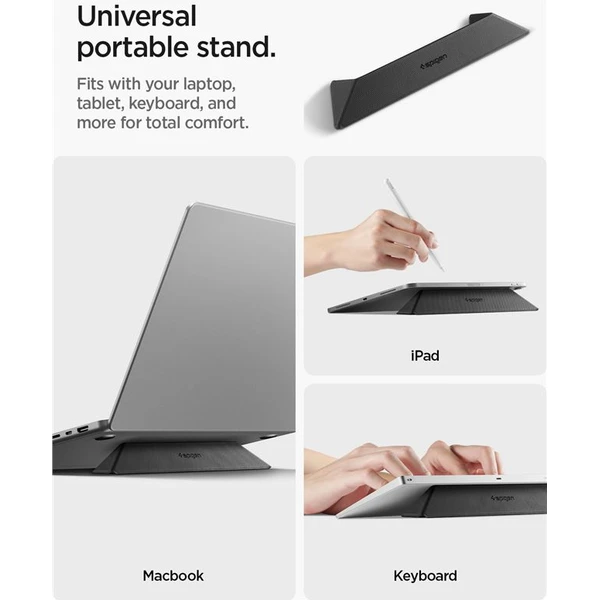 Spigen Slim Fold Laptop Stand LD201-S4 stojánek pro notebook/MacBook černý - Stojánky - Obrázek 1658e636432a4531a2314a708948057b
