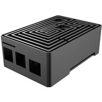 Akasa Maze, pro Raspberry Pi 4, hliník, černá - Počítačové skříně