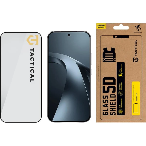 Tactical Glass Shield 5D sklo pro Xiaomi 17T černé - Ochranné folie a skla - Obrázek 16886137cbbc4312929bf0a3914a3d4d
