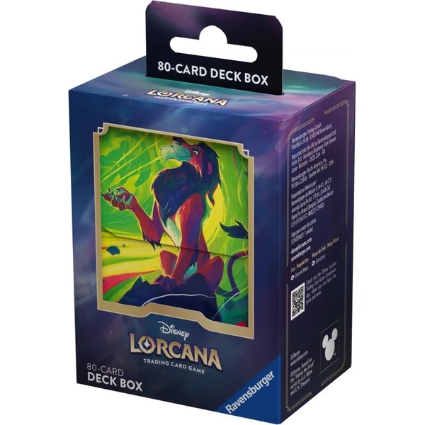 Disney Lorcana: Azurite Sea - Deck Box Scar krabička na karty - Disney Lorcana TCG - Obrázek 16O9000P01