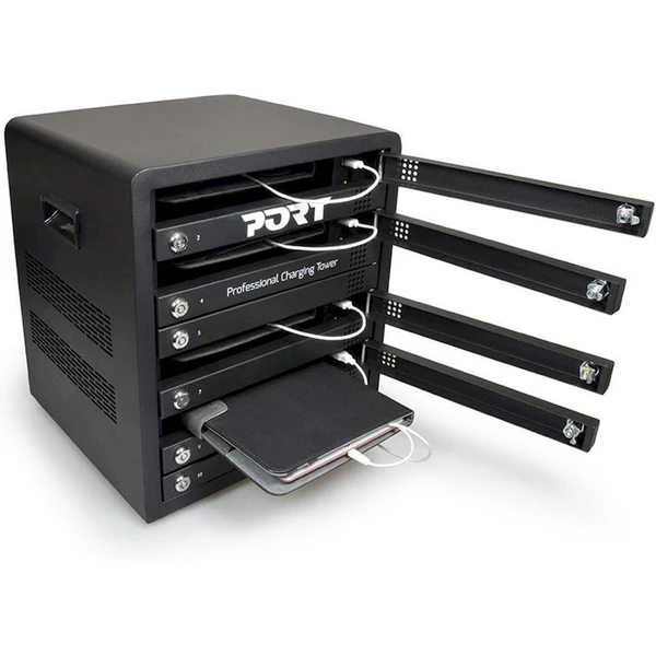 Port Connect 10 Units Individual Door Lock nabíjecí úložiště černý - Nabíječky - Obrázek 16T9000K01