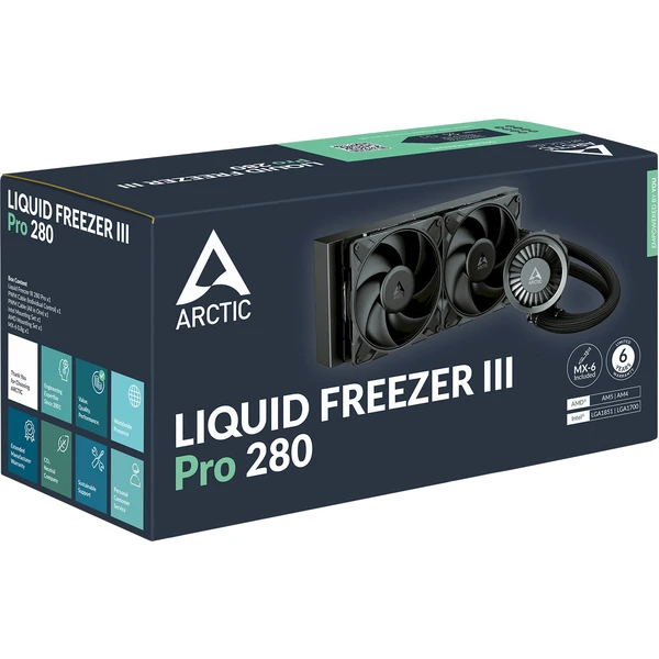 Arctic Liquid Freezer III Pro 280 - Chladiče - Obrázek 16XF000K01