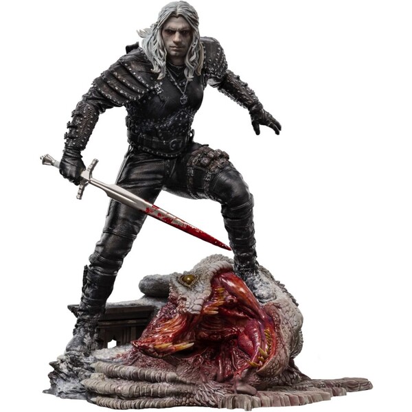 Heo GmbH Zaklínač Geralt of Rivia BDS Art Scale Statue 1/10 20 cm Netflix Iron Studios