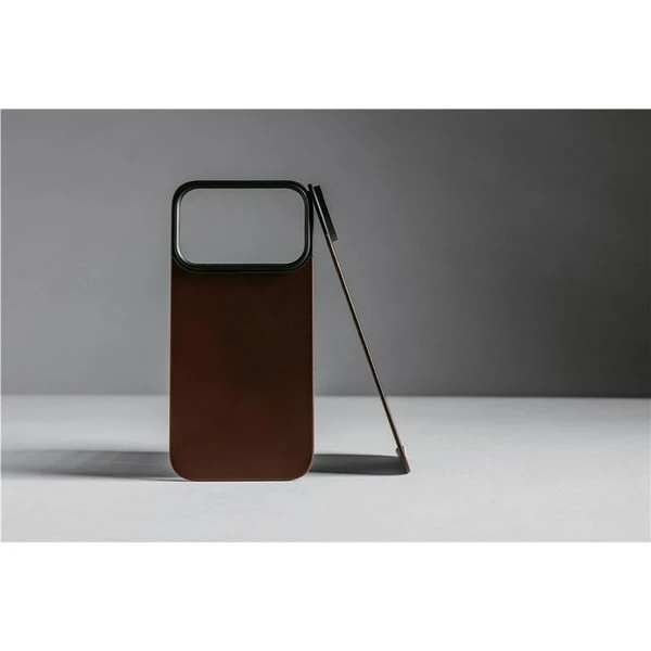 Nomad Magnetic Leather Back (Horween) Magsafe kožený kryt iPhone 17 Pro Max Rustic Brown - Pouzdra - Obrázek 16a3cc70b5834f11a8baf741e0db817c