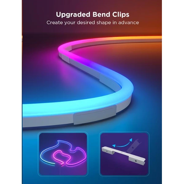 Govee Neon Rope Light 2 Matter ohebný LED pásek RGBIC, 3m - Chytrá osvětlení - Obrázek 171b89763a7c403da6cf7b3132eb8457