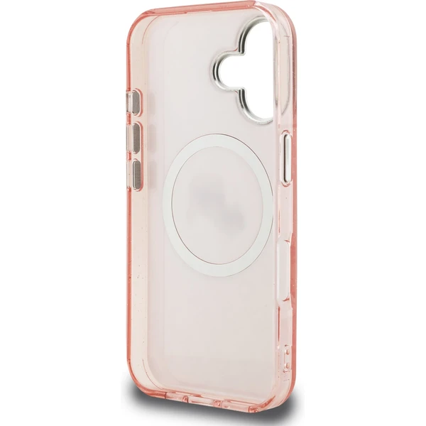 Karl Lagerfeld IML K&CH Heads Repeated Logo MagSafe kryt iPhone 16 růžový - Pouzdra - Obrázek 1730e036bdb744c68cd83ea17d8dae7b