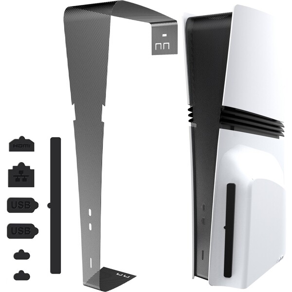 iPega P5R001 Protiprachový Kryt a Záslepky PS5 Pro Black Černá