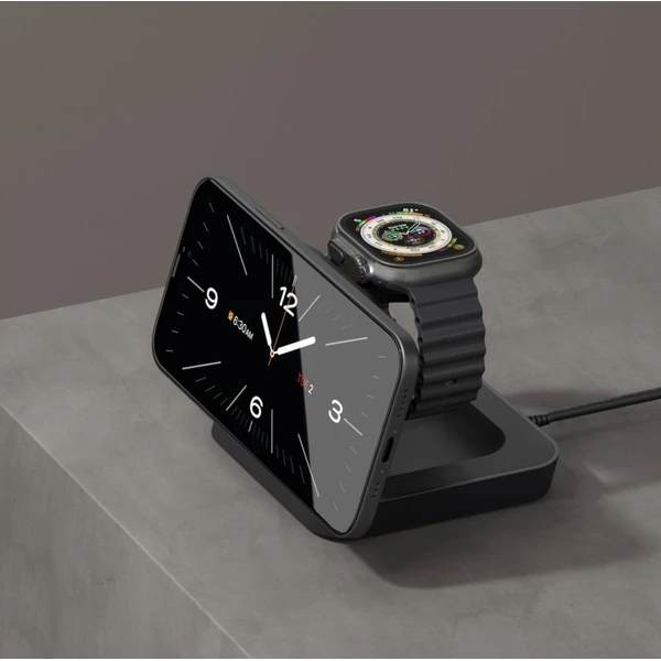 ZENS Nightstand Charger Pro 2 MagSafe/Qi2 2v1 nabíječka (20W) černá - Nabíječky - Obrázek 174L000K01
