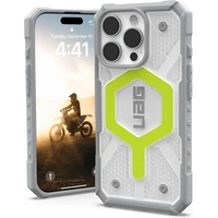UAG Pathfinder Clear Magsafe kryt iPhone 16 Pro Active Neon - Pouzdra