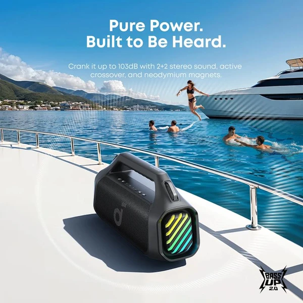 Anker Soundcore Boom 2 Pro bezdrátový reproduktor černý - Reproduktory - Obrázek 1751017ceb9544e780513fb43ead1e5b