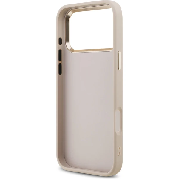 Guess PU Leather 4G Metal Logo Gold Frame MagSafe kryt iPhone 17 Pro Max růžový - Pouzdra - Obrázek 1758a35dae104b07bb332fbbb8b94ebe