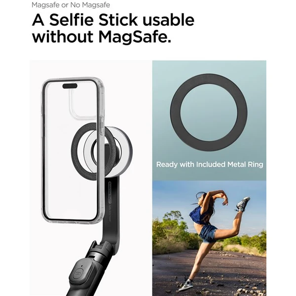 Spigen MagSafe Tripod Selfie Stick černá - Držáky - Obrázek 176332e19f8341628fa75ca9160f8973