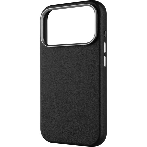 FIXED MagLeather kožený kryt s MagSafe Apple iPhone 17 Pro černý