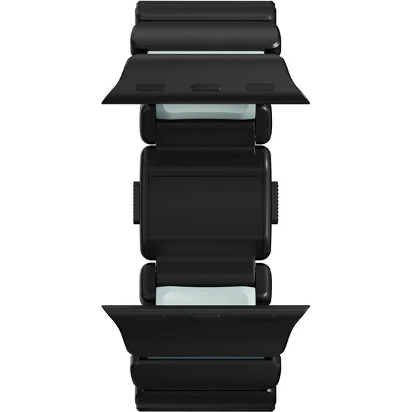 Nomad Stratos Band FKM řemínek Apple Watch 45/46/49mm Black Titanium/Icy Blue - Řemínky - Obrázek 176db529cf21499da065399e2e2745da
