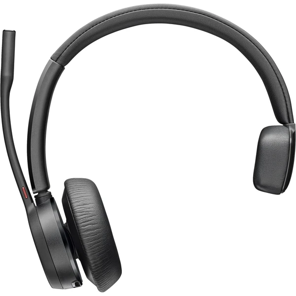 Poly Voyager Focus 2-M mono bezdrátová sluchátka s USB-A adaptérem + nabíjecí stanice, černá - Sluchátka - Obrázek 1774000L01