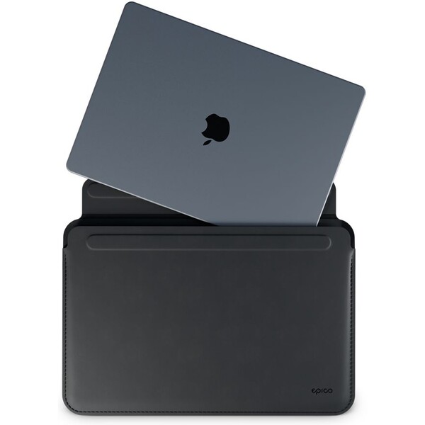 Epico Leather Sleeve MacBook Air 15" černý