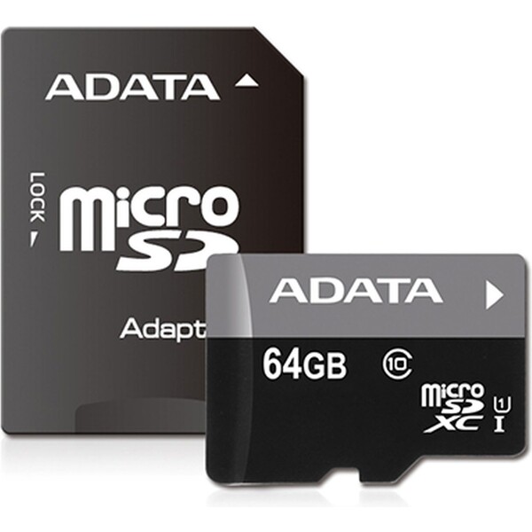 ADATA Pro microSDXC 64GB UHS-I AUSDX64GUICL10-RA1