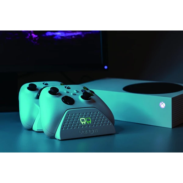 Venom VS2871 duální nabíjecí stanice + 2 baterie pro Xbox bílá - Dokovací stanice - Obrázek 17R5000701