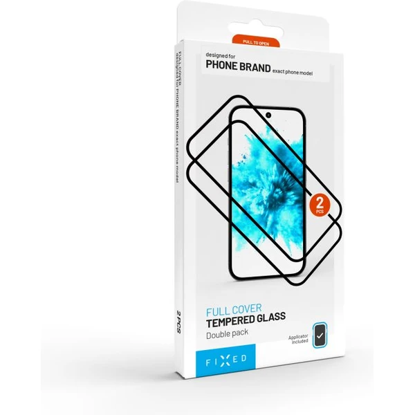 FIXED 2,5D Full-Cover ochranné sklo s aplikátorem Apple iPhone 17, 2ks černé - Ochranné folie a skla - Obrázek 17c4af700c7c43869a153bd99b1a98c4
