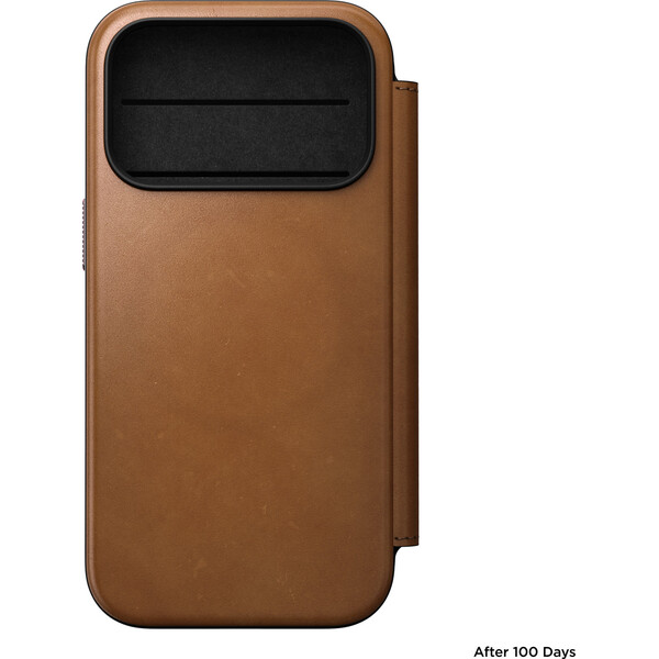 Nomad Modern Leather Folio MagSafe kožené pouzdro iPhone 18 Pro English Tan - Pouzdra - Obrázek 1845ea1c40da4ce49976e49093bbc804