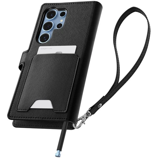 Spigen Wallet S pouzdro Samsung Galaxy S25 Ultra černé - Pouzdra - Obrázek 1860ed6553ae45e79dc76fbcc44c39e8