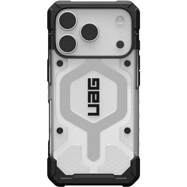 UAG Pathfinder Clear Magsafe kryt iPhone 17 Pro čirý/stříbrný - Pouzdra - Obrázek 186602a03657426397c42f6226dbc778