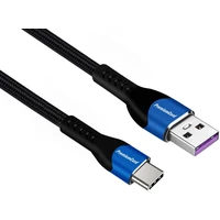 PremiumCord super fast charging 5A USB-C - USB-A 2.0 kabel 2m - Kabely a redukce