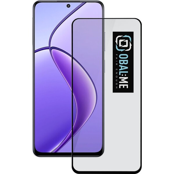 OBAL:ME 5D tvrzené sklo pro Realme C65 černé