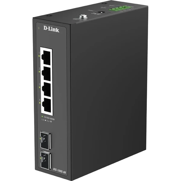 D-Link 6-Port Gigabit Industrial Unmanaged switch - Switche - Obrázek 18CL000K01